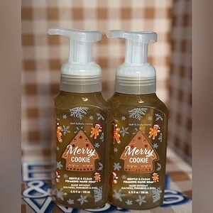 NEW B&BW (2) Merry Cookie Foamimg hand soaps 8.75 fl oz each